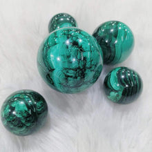 Load image into Gallery viewer, Malachite Spheres