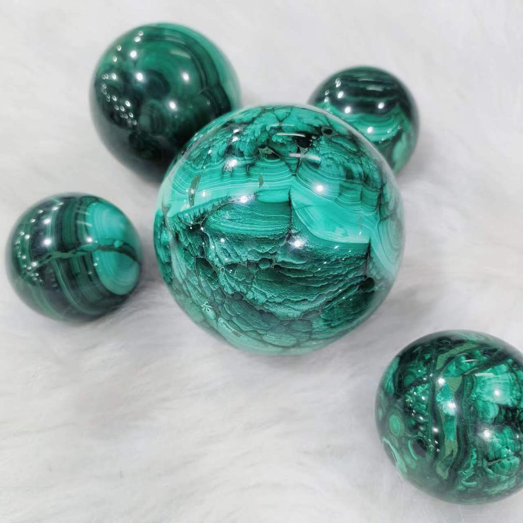 Malachite Spheres