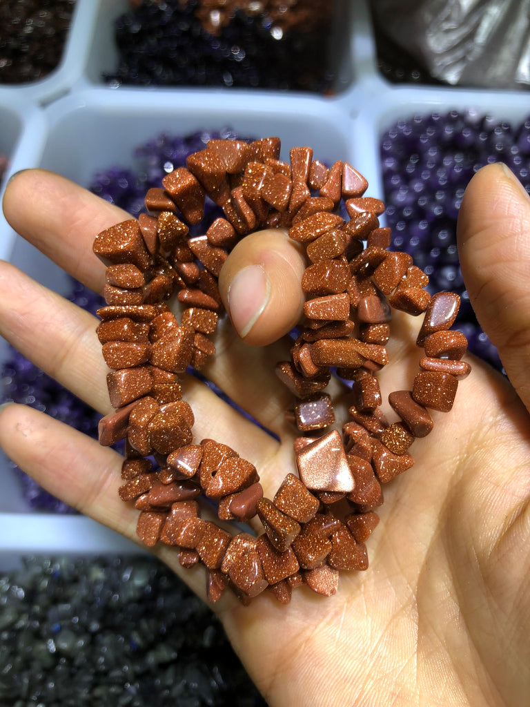 Irregular Natural Stone Bracelet Crystal