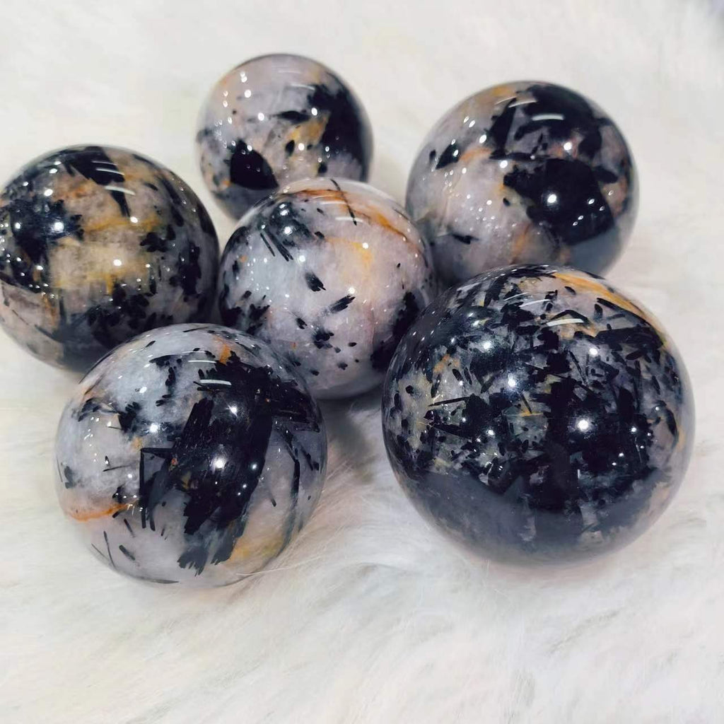 Black Tourmaline Spheres