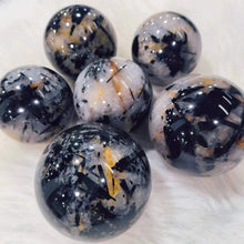 Load image into Gallery viewer, Black Tourmaline Spheres