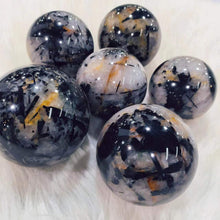 Load image into Gallery viewer, Black Tourmaline Spheres