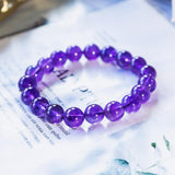 Amethyst Beaded Bracelet