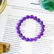 Load image into Gallery viewer, Amethyst Beaded Bracelet