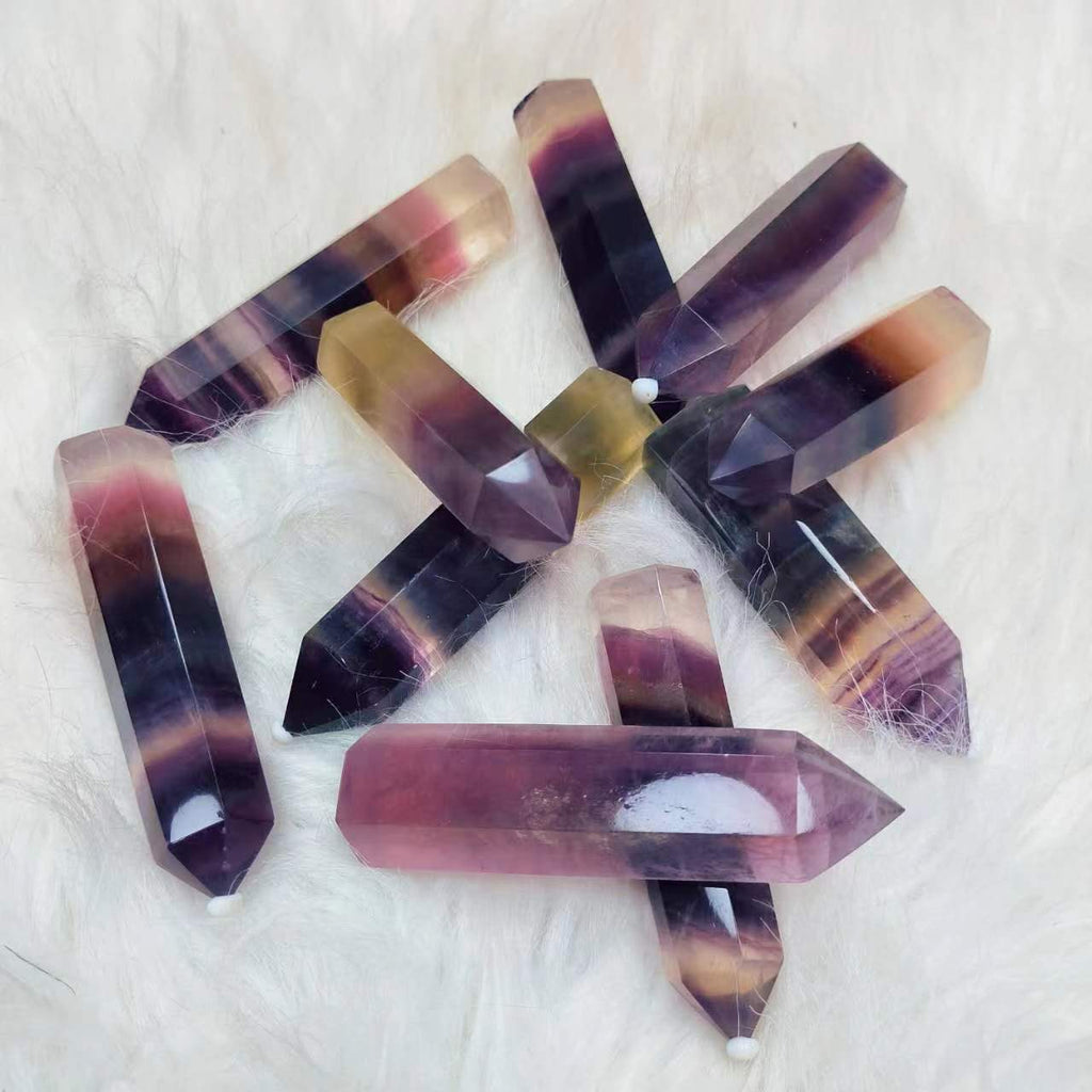 Rainbow fluorite Tower