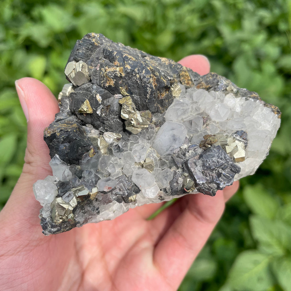 #SP49 Clear QUartz With Pyrite