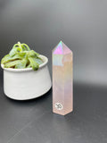 Aura rose quartz tower