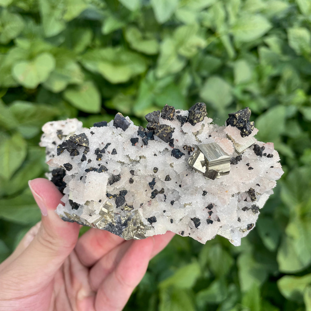 #SP57 Clear Quartz With Pyrite