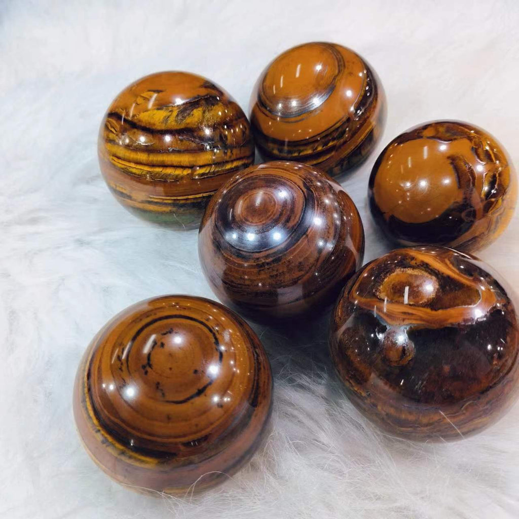 Tiger Eye Spheres