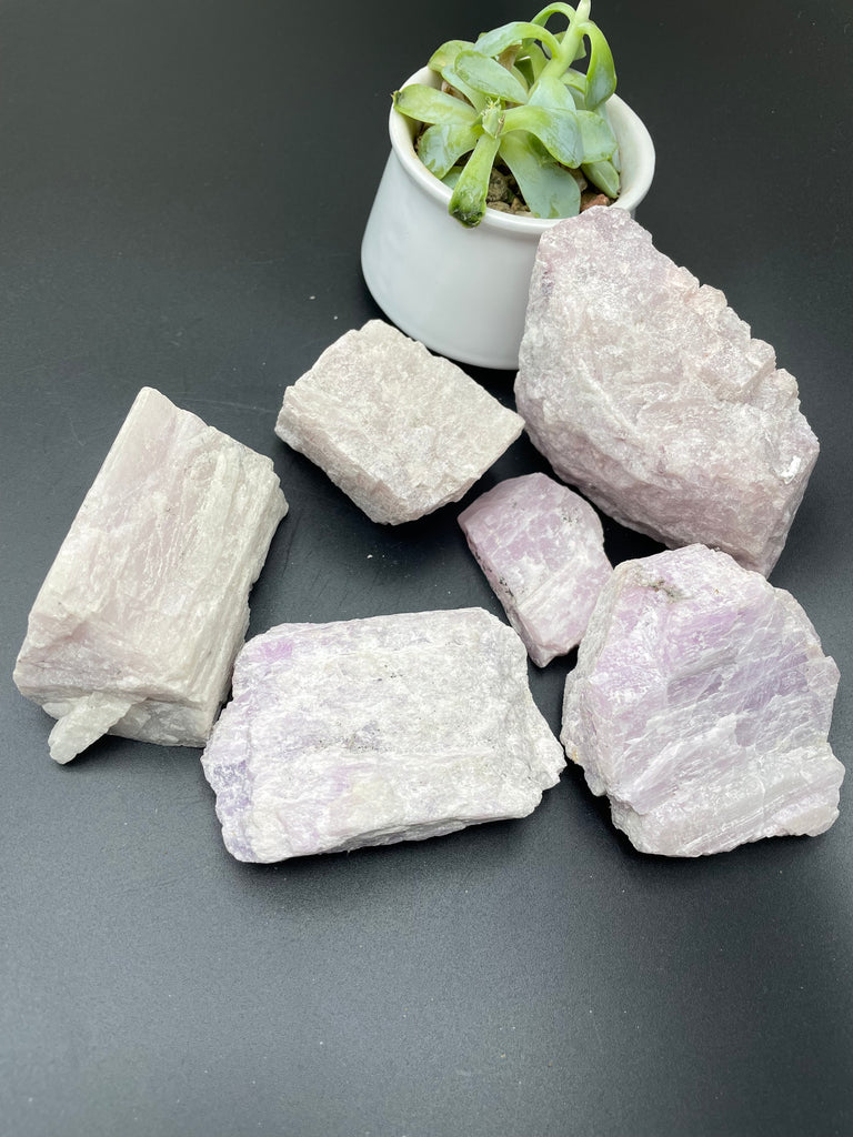 Natural Rough Kunzite Crystal - Raw Natural Gemstones