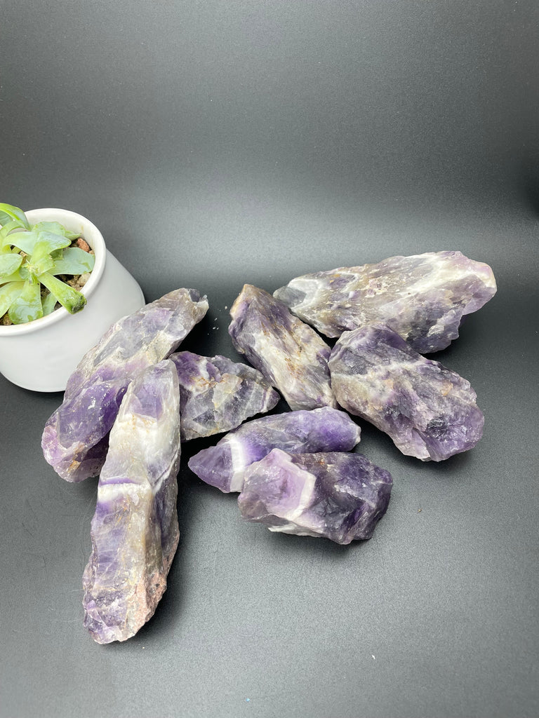 Natural Rough Amethyst Crystal-Raw Natural Gemstones