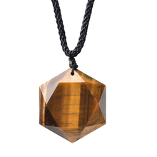 Load image into Gallery viewer, Tiger Eye  Crystal Ornament Pendants