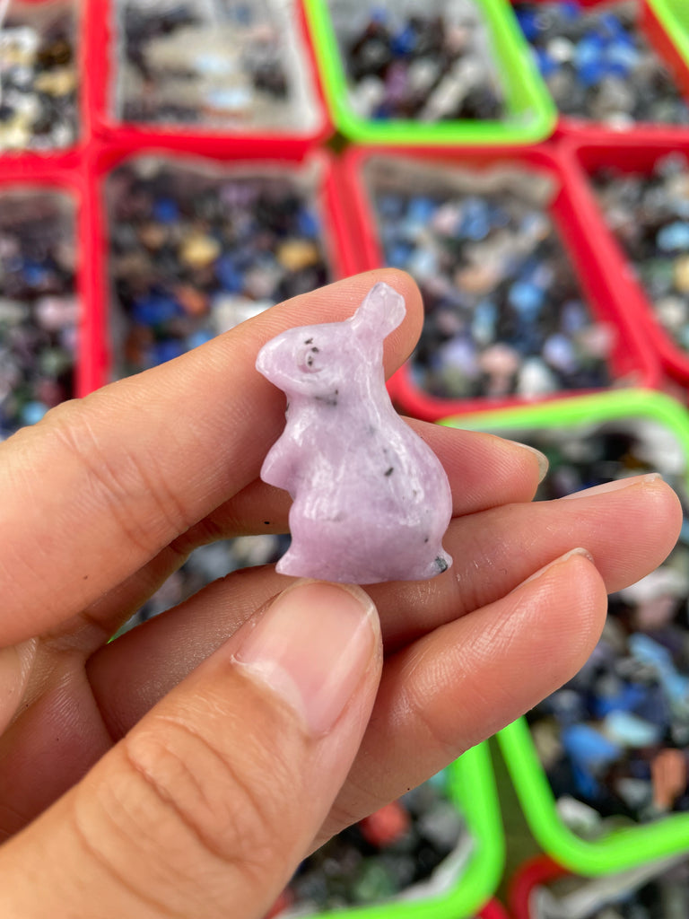 3cm Rabbit carvings Natural Crystal-Crystal  Wholesale